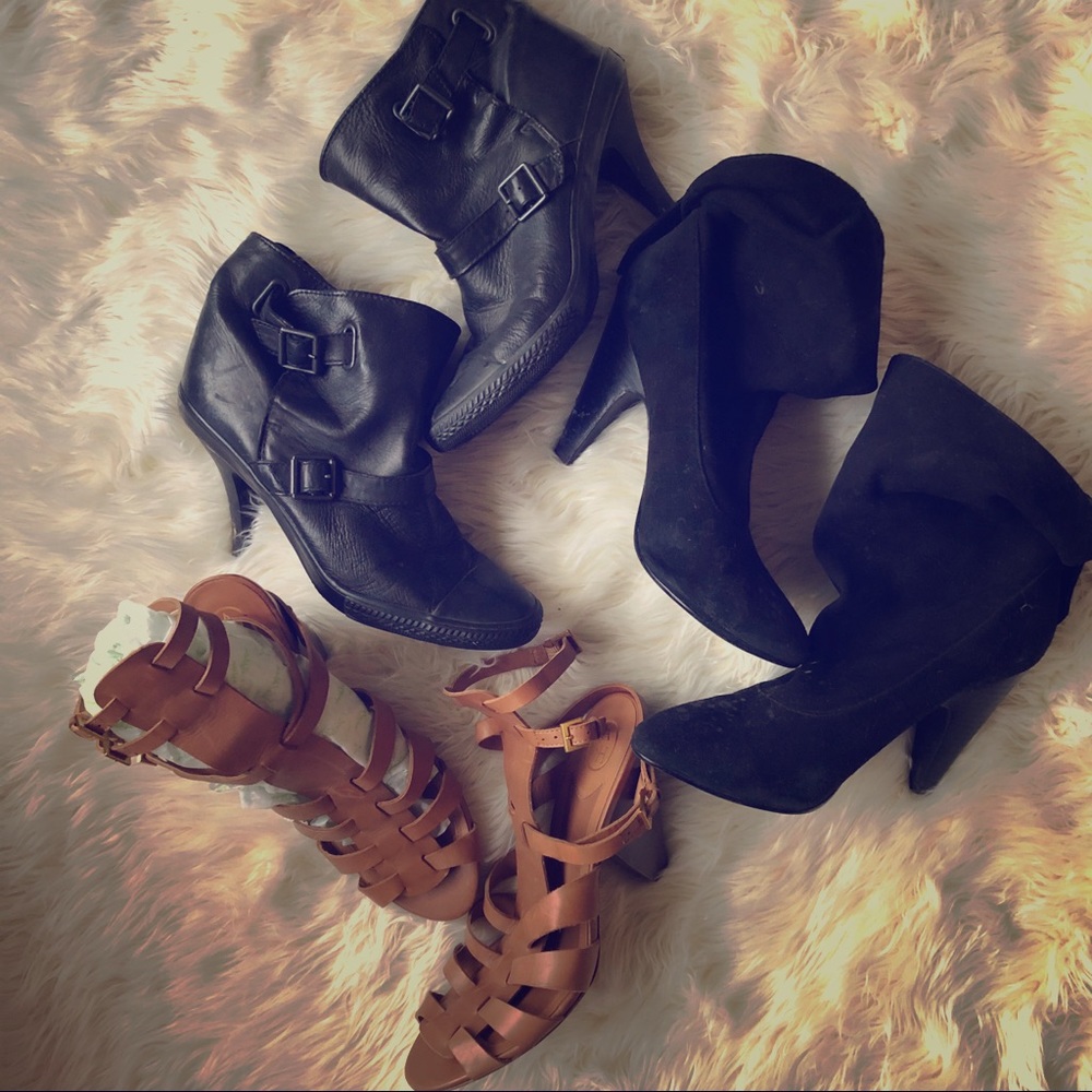 Set of 3 ASH shoes size 9 ankle boots booties